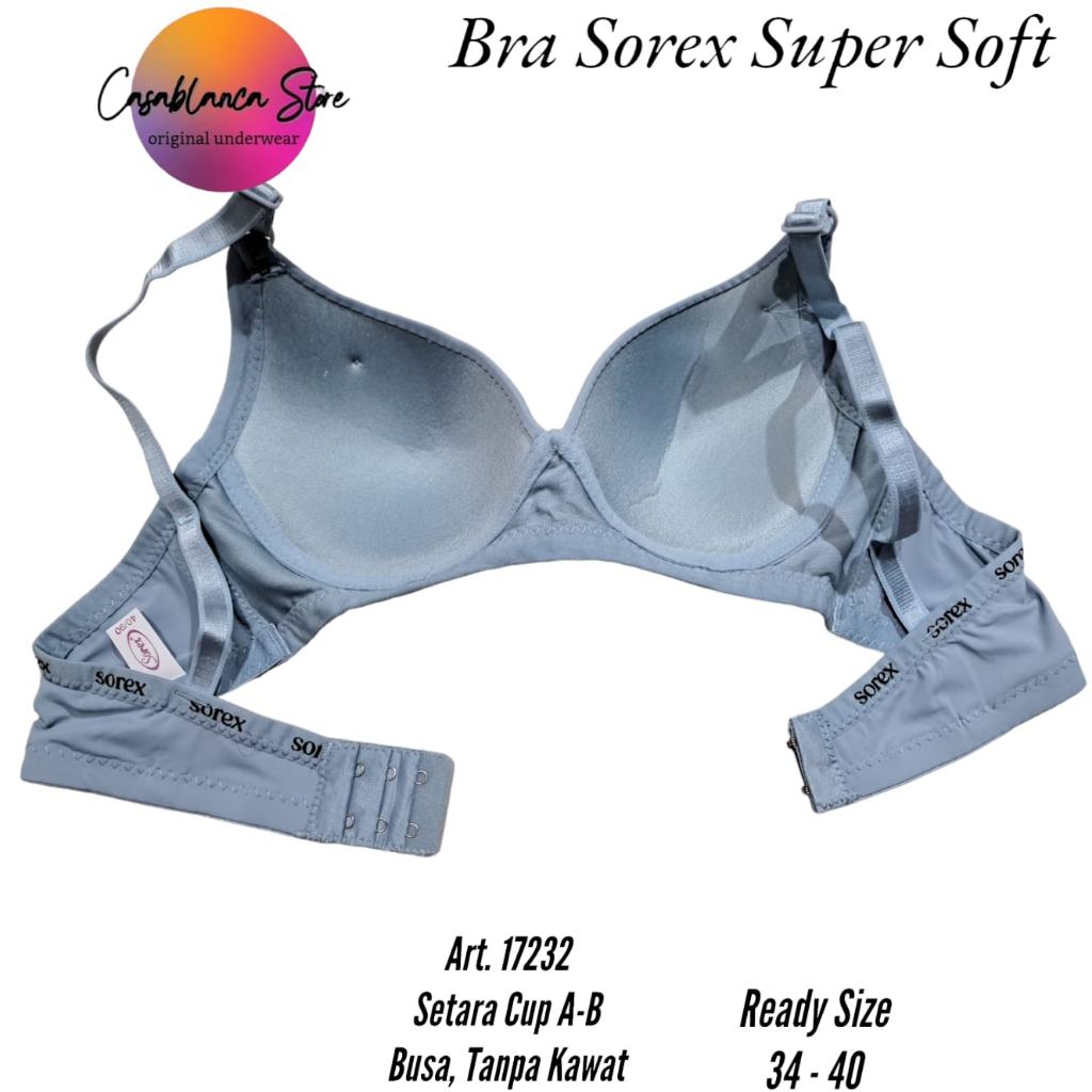 BH SOREX SUPER SOFT ART. 17232 Tanpa Kawat, Busa, Kait 2