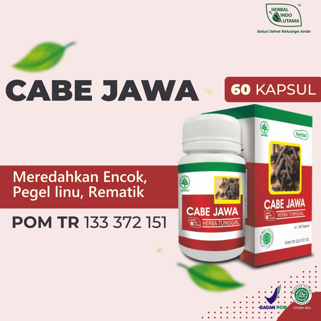 

HIU Cabe Jawa 60 kapsul Menambah Stamina