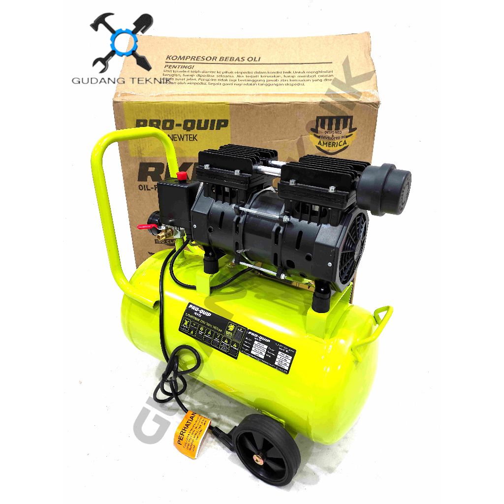 Kompresor Angin 10L OILESS Listrik RKF10 PROQUIP 0.75Hp / Air Compressor Udara Tanpa Oli 10 Liter 1 RKF 10 RKF-10 PRO QUIP PROQUIP