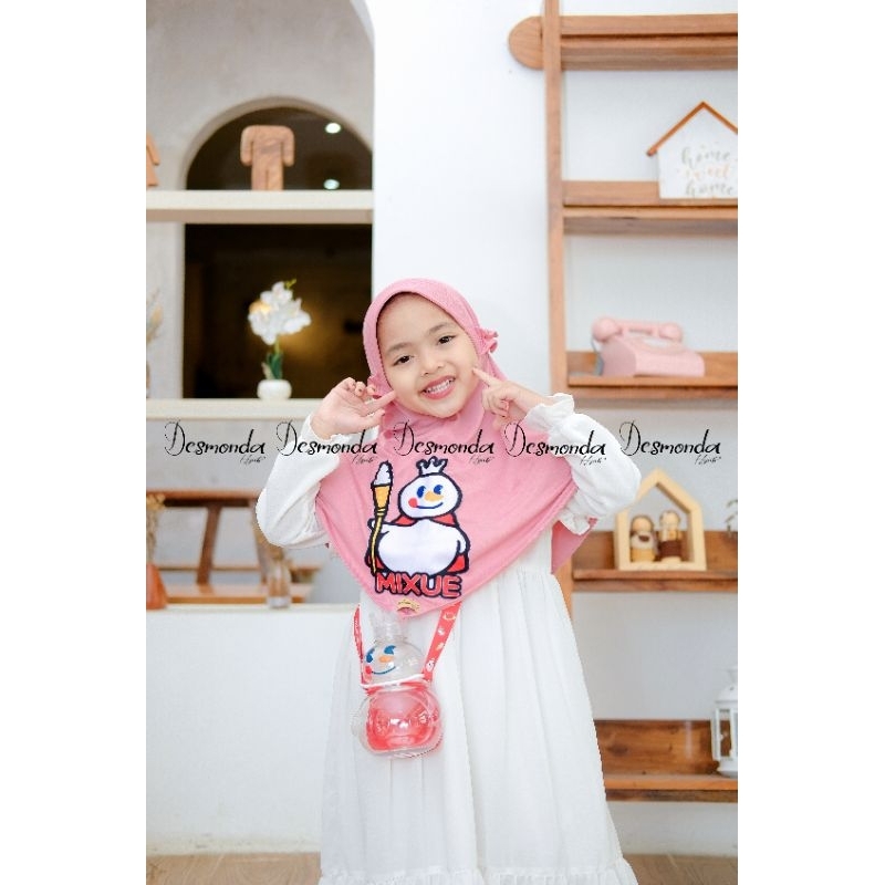 KERUDUNG ANAK MIXUE USIA 2-3TH ALLSIZE BY DESMONDA HIJAB