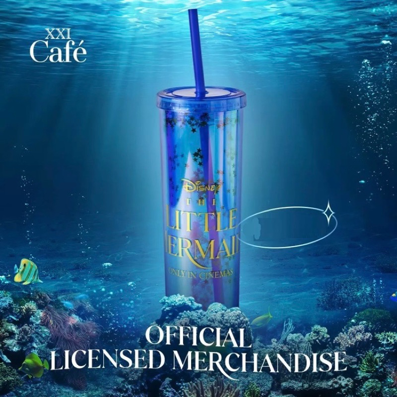 Tumbler The Little Mermaid Official Licensed XXI Cinema / XXI Cafe