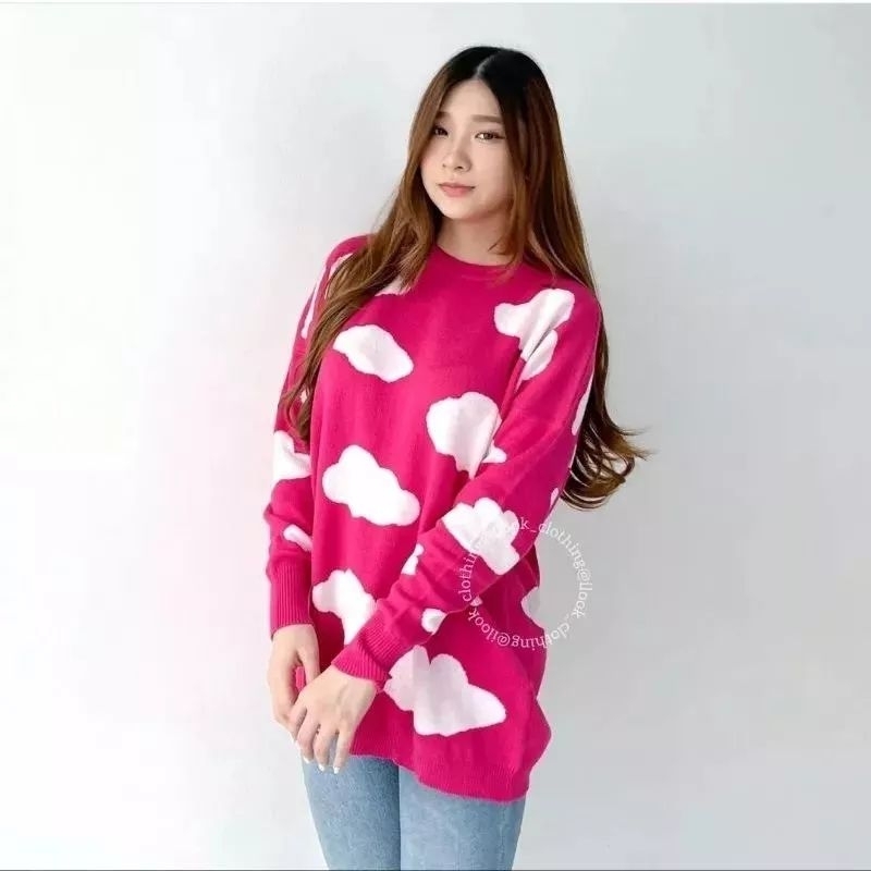 CLOUDY SWEATER AWAN OVERSIZE