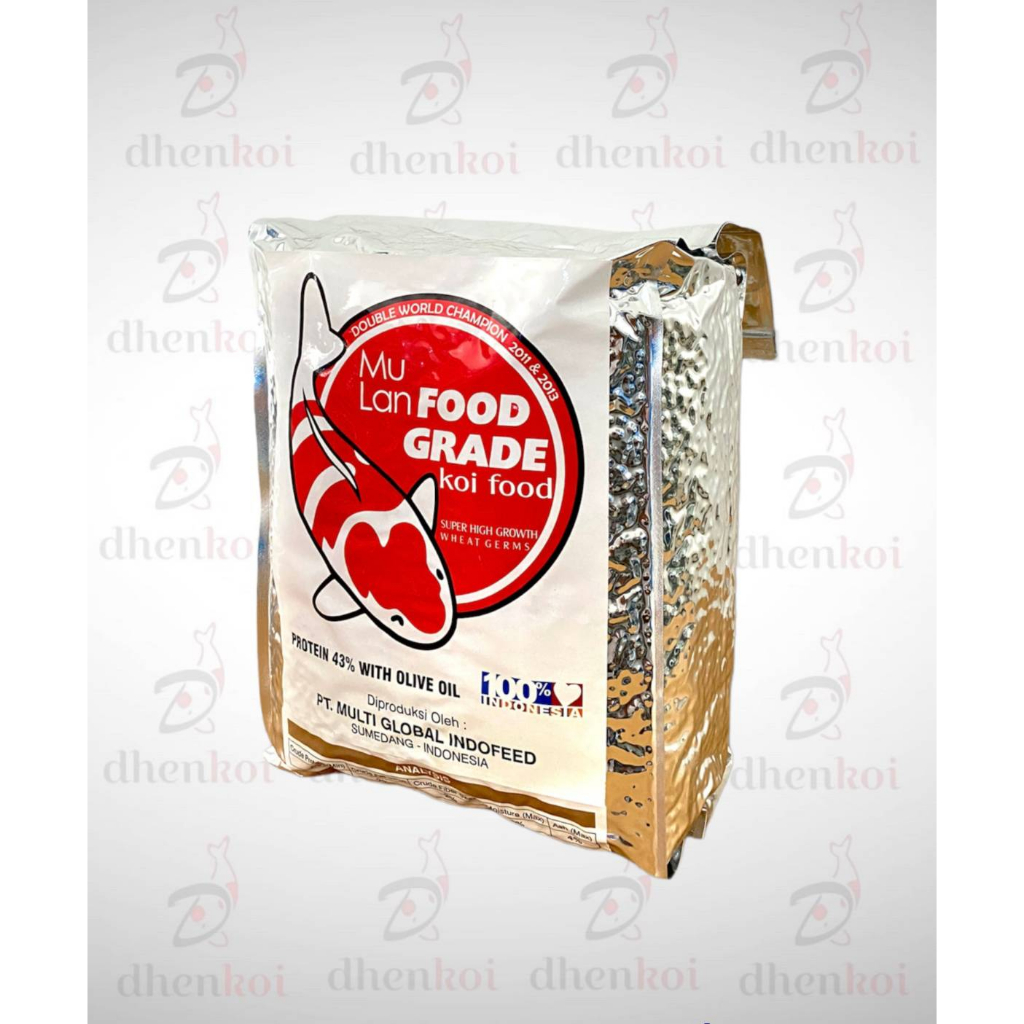 Mulan Food Grade Koi Food Super High Growth 5 kg / Pakan Ikan Koi
