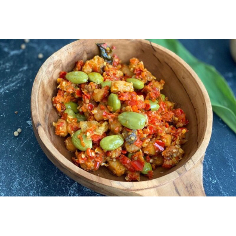 

SAMBAL JAMBAL PETE ,Kemasan Botol Jar 200gr Seal Alu & seal plastic pvc