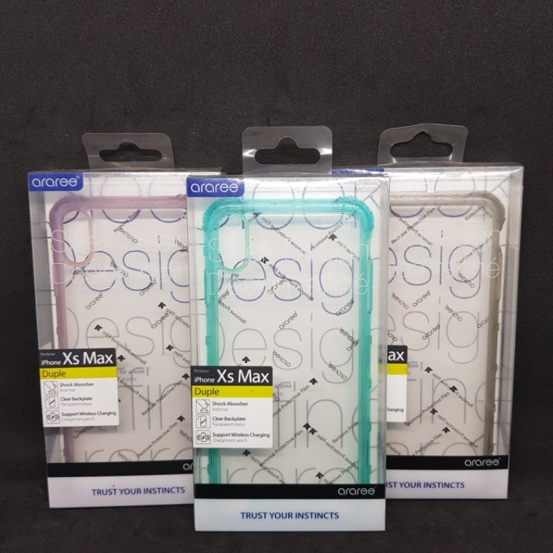 ARAREE DUPLE Case Cover iPhone Xs Max Original Resmi IBOX