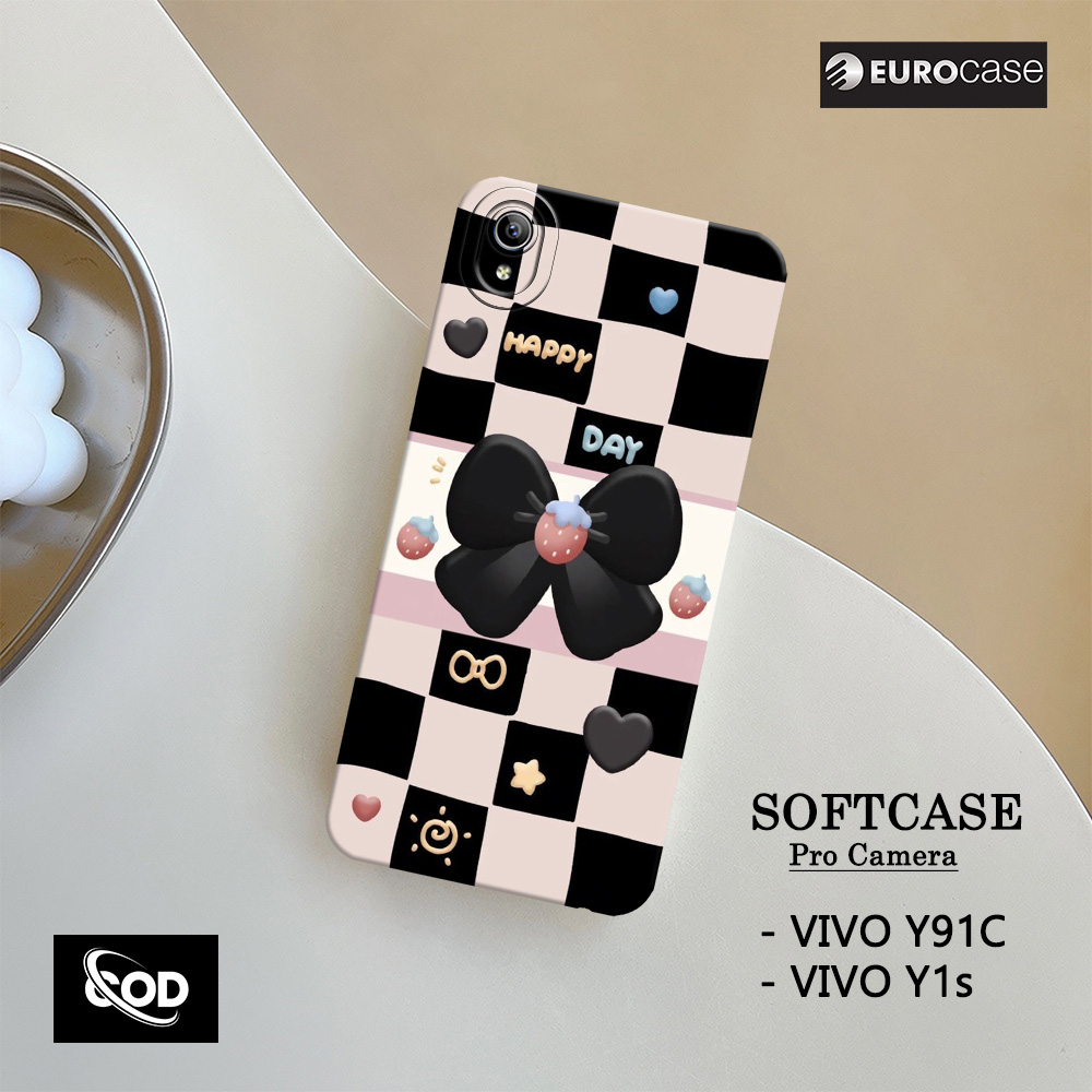 Casing Hp Vivo Y91c / Y1s  - Fashion Case Kartun Catur - Soft Case Hp Vivo Y91c / Y1s Terbaru - Kesi