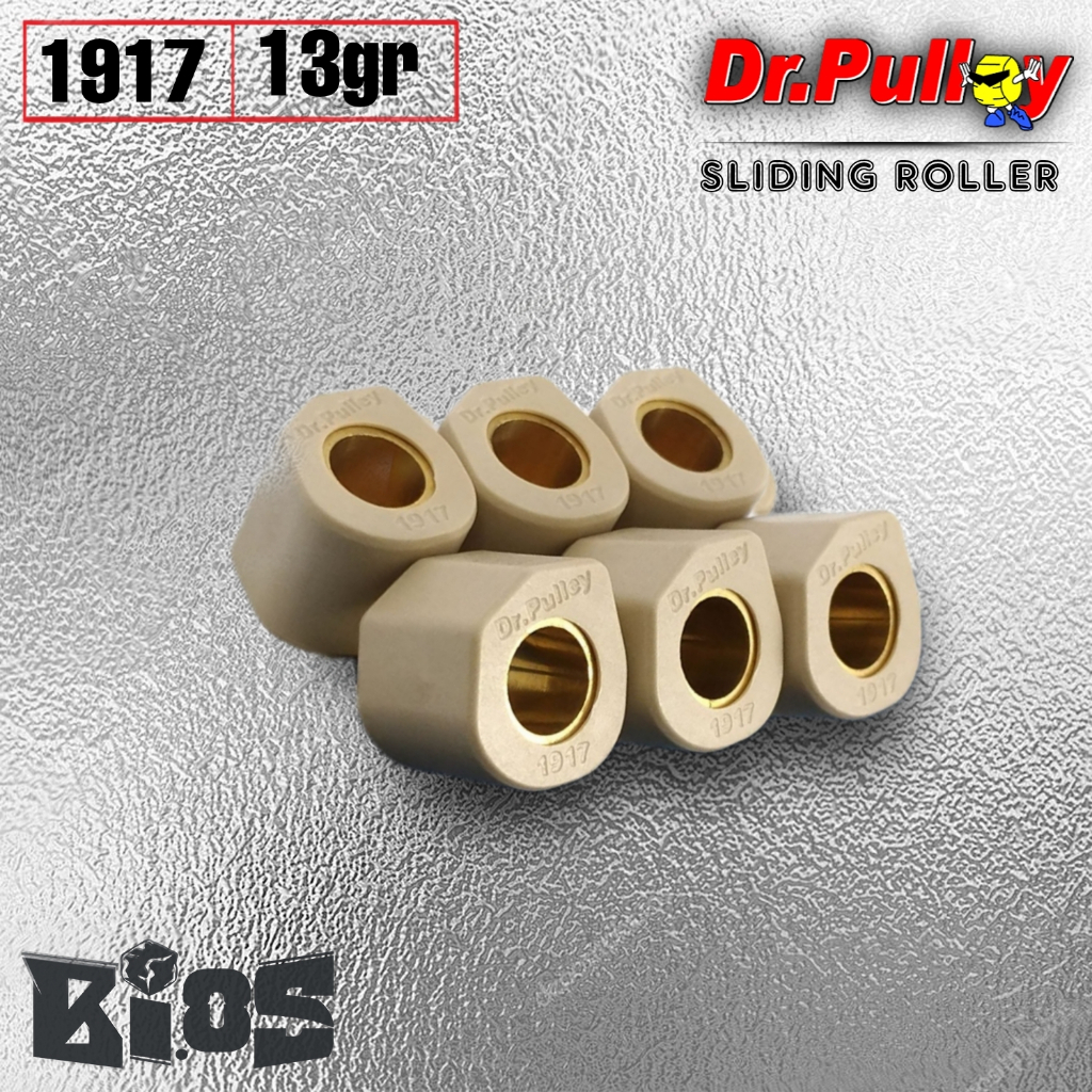 DR PULLEY 1917 SLIDING ROLLER VESPA MATIC LX S 125/150 SPRINT PRIMAVERA 3V 8gr , 9gr , 10gr , 11gr , 12gr , 13gr