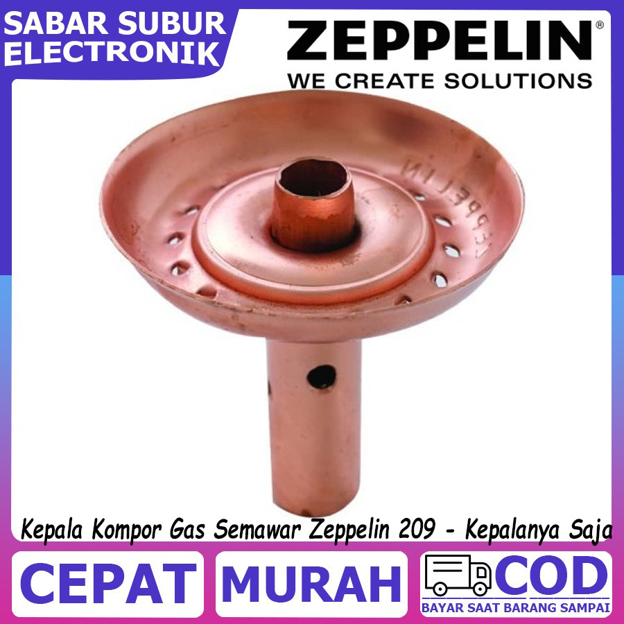 Kepala Kompor Gas Semawar Zeppelin 209 (Kepala Saja)