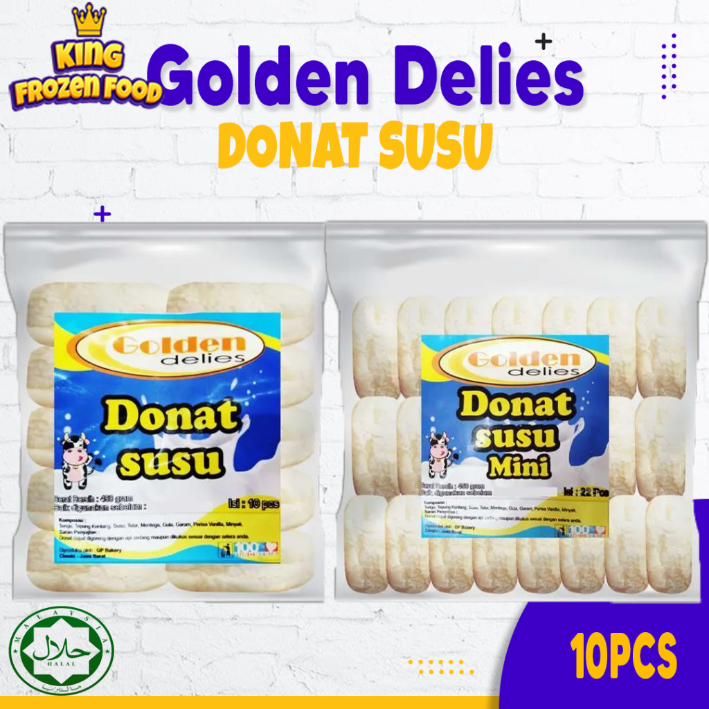 Donat Susu Golden Delies Isi 10Pcs 22Pcs