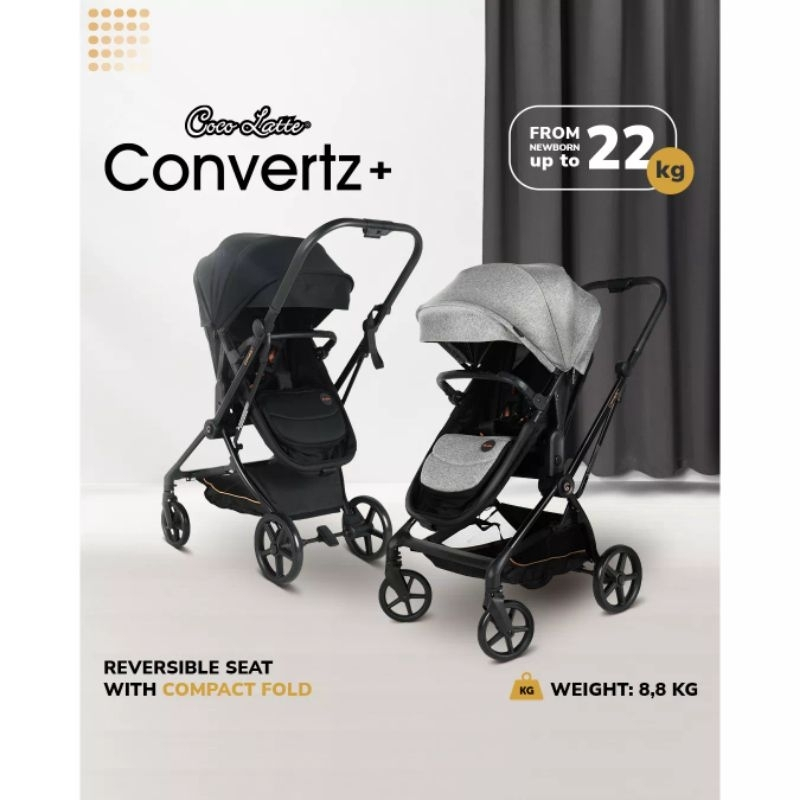 Cocolatte Stroller Convertz Stroller Bayi Kereta Dorong Bayi
