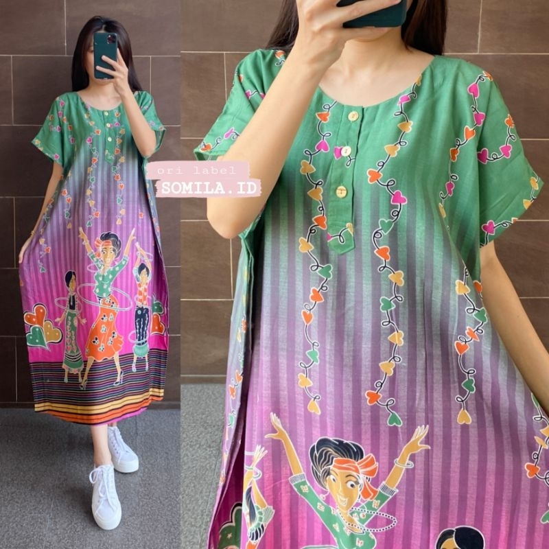 LD 140 BUSUI KANCING EXTRA JUMBO GROSIR DASTER SOMILA.ID TERBARU LOWO KANCING KAFTAN BU TEJO HULA