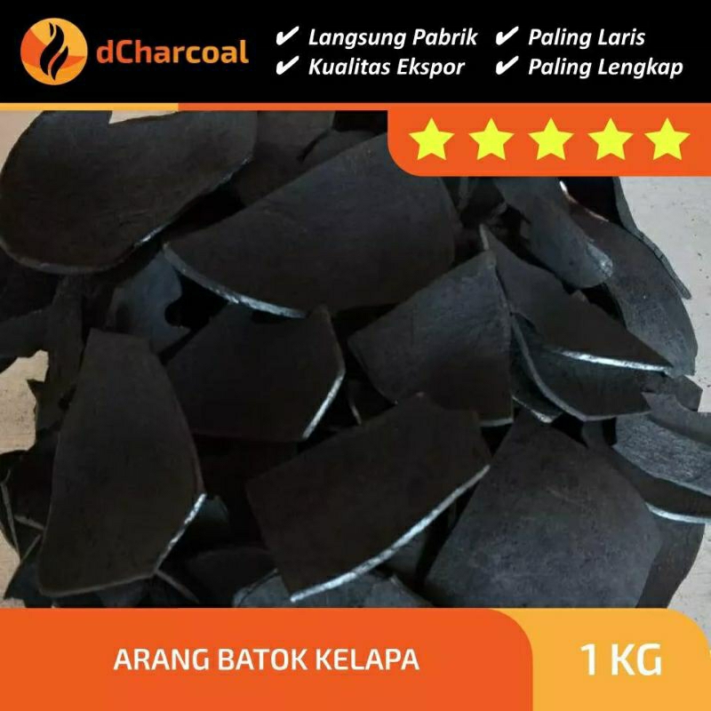 

ARANG BATOK KELAPA KUALITAS SUPER AWET & TAHAN LAMA SIZE 250 GRAM - 1000 GRAM