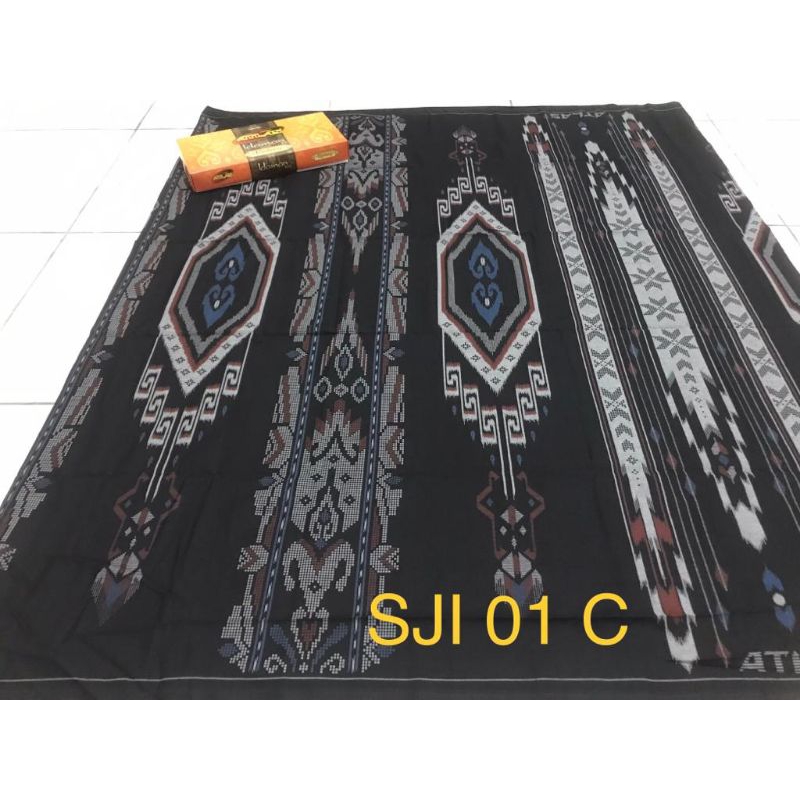 Sarung atlas idaman Harmoni/Kembang KHUSUS HITAM
