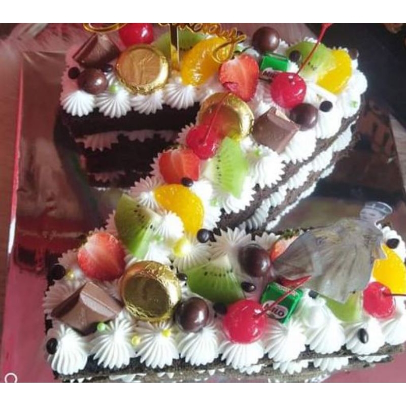 

cake ultah angka