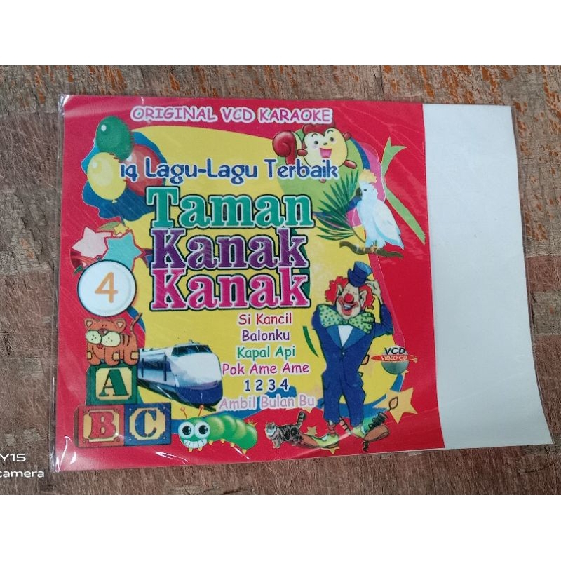 Kaset Vcd 14 lagu taman kanak-kanak vol 4