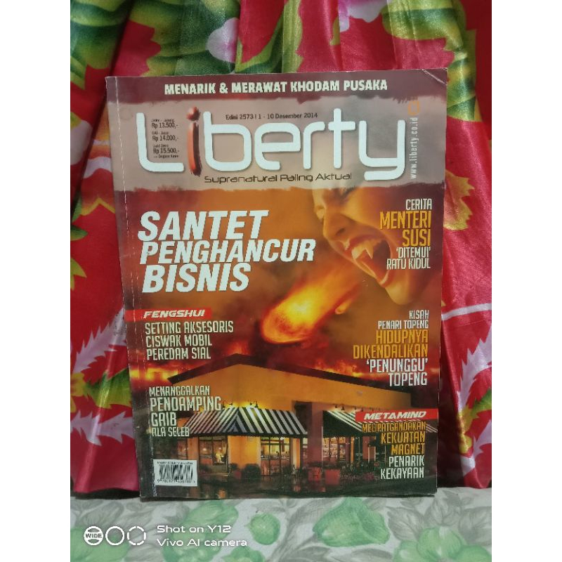 Majalah liberty Santet penghancuran bisnis