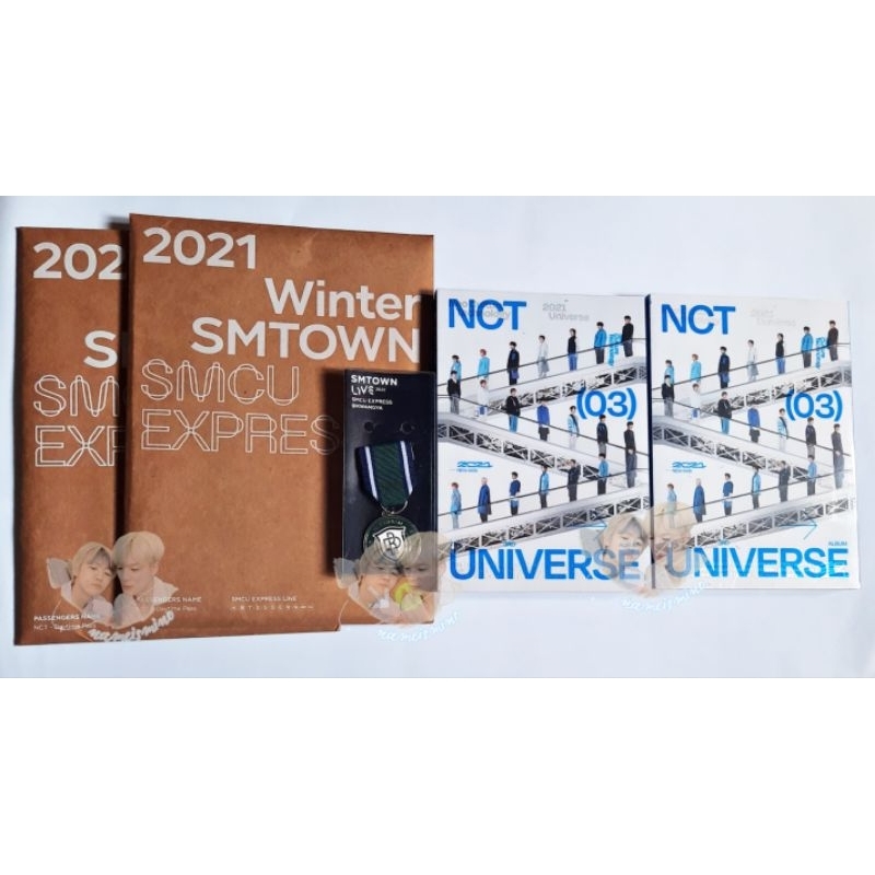 [wts] want to sell album smtown winter nct dream ver, album universe nct 2021, emblem nct dream
