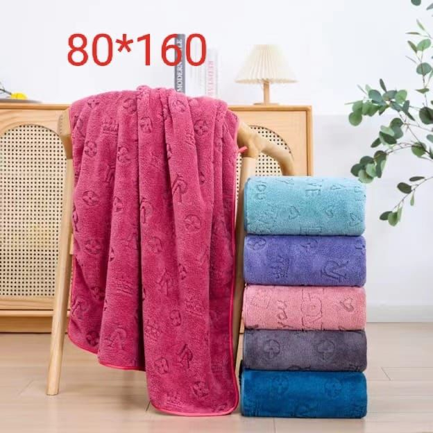 handuk mandi dewasa jumbo 80x160 handuk mikro fiber jumbo import