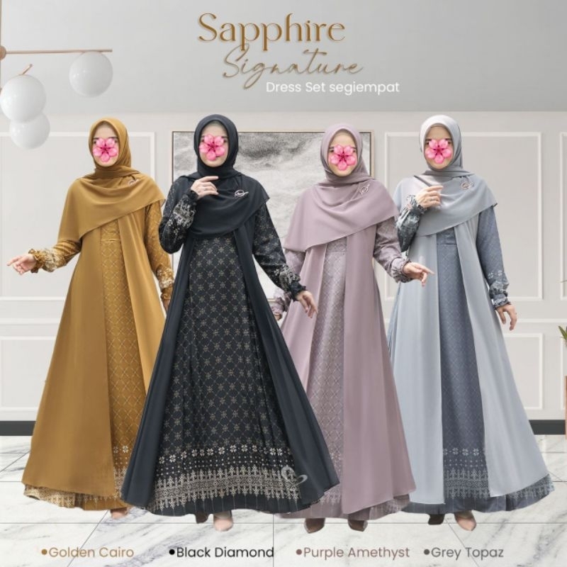 SAPPHIRE SIGNATURE DRESS (GAMIS ONLY) BY SALVINA HIJAB