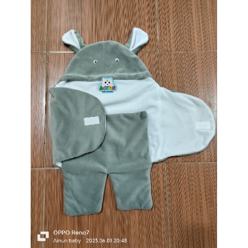 Selimut Bayi Karakter Super Hangat Bahan Lembut Untuk Usia 0-12 Bulan