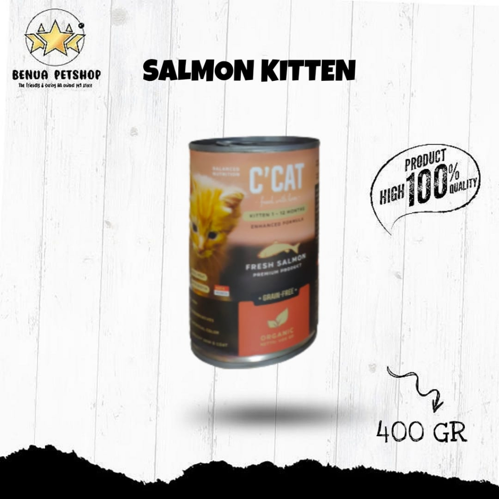 C'CAT PREMIUM CATFOOD MAKANAN KUCING KALENG ALL VARIAN - 400 GR