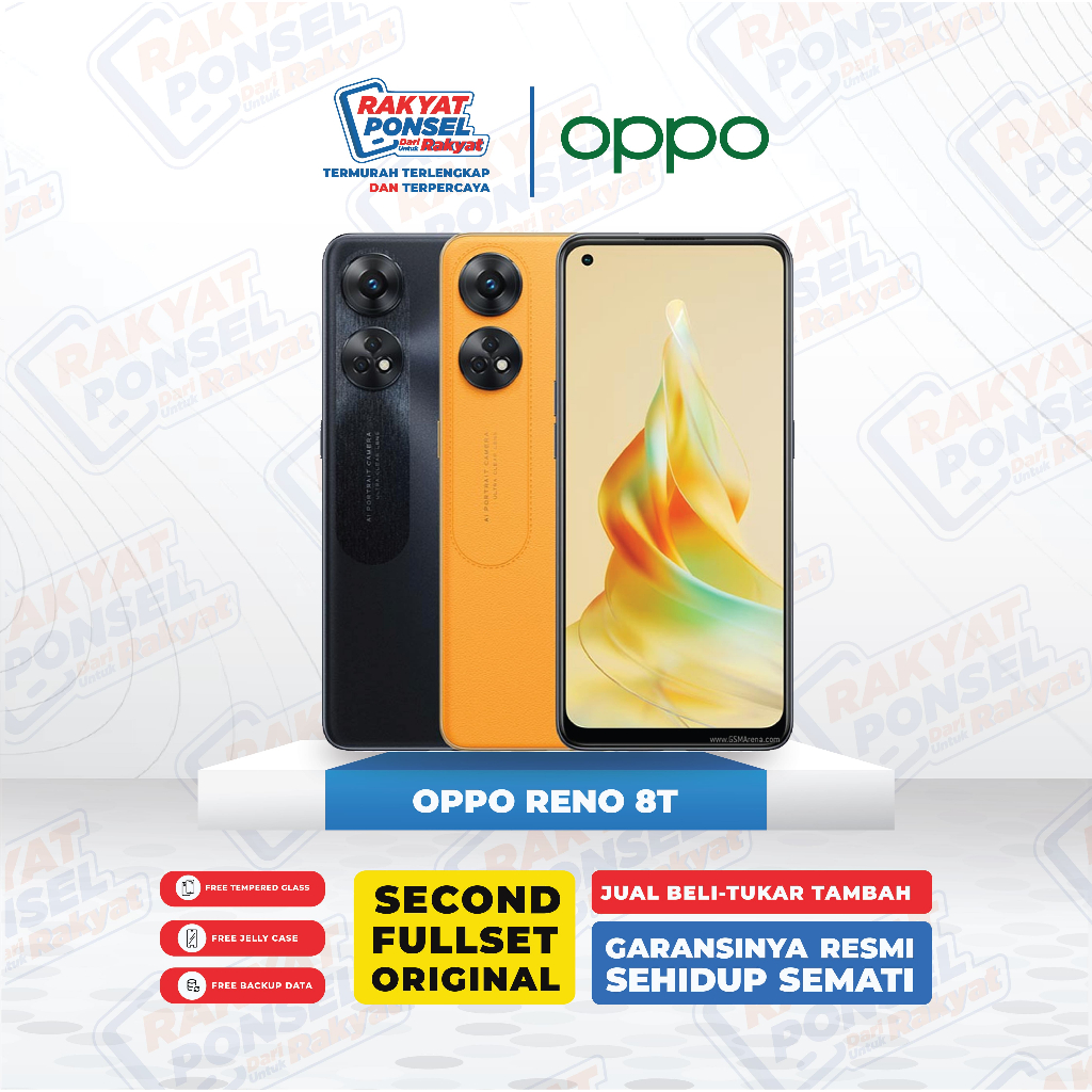 Oppo Reno 8T 4G Ram 8/256Gb Second Fullset Original