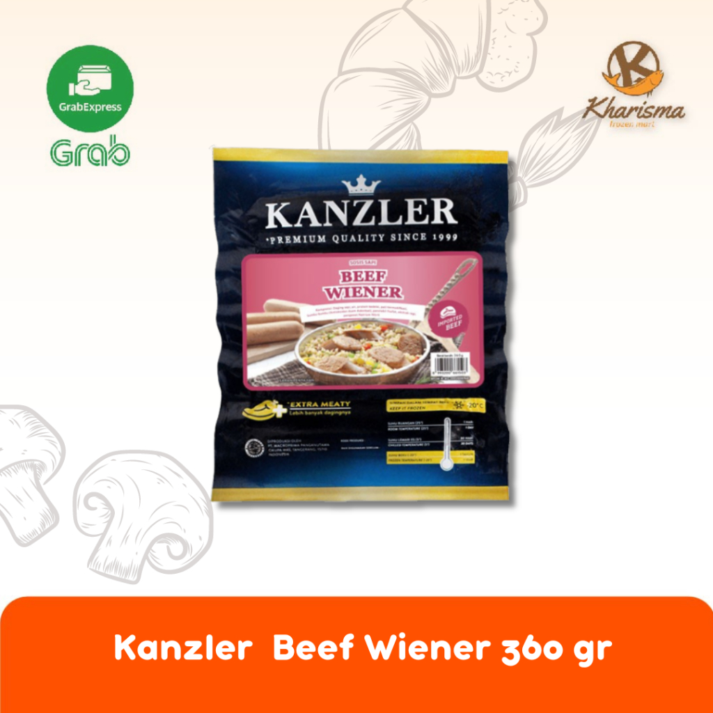 

Kanzler Beef Wiener Sosis 360g