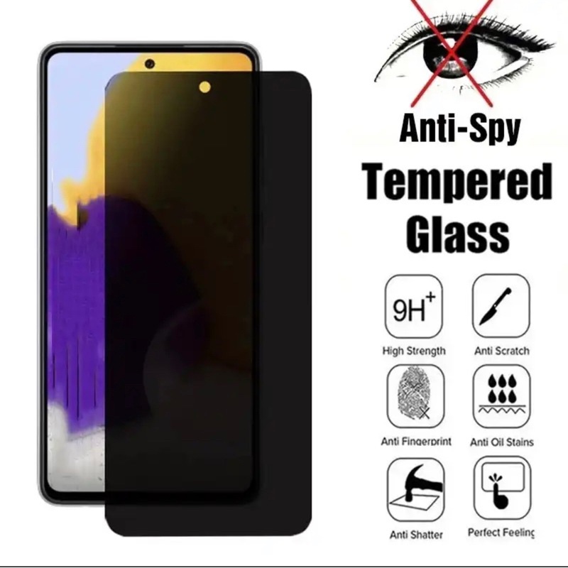 ANTISPY NON LIST - TEMPERED GLASS XIAOMI POCO F5/POCO X5 PRO 5G/POCO M4 PRO/POCO M5/POCO C40/POCO X5 5G/POCO F4/POCO F4 GT/POCO M5S/POCO X3 GT/POCO M3 PRO 5G/POCO F3/POCO X3 PRO/POCO M3/POCO X3 NFC PRIVACY GLASS