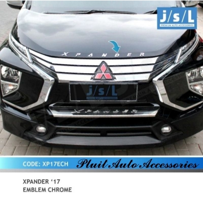 JSL Emblem Chrome Mitsubishi Xpander / Xpander '17 Emblem Chrome / Xpander '17 Emblem Blacktivo / Xp