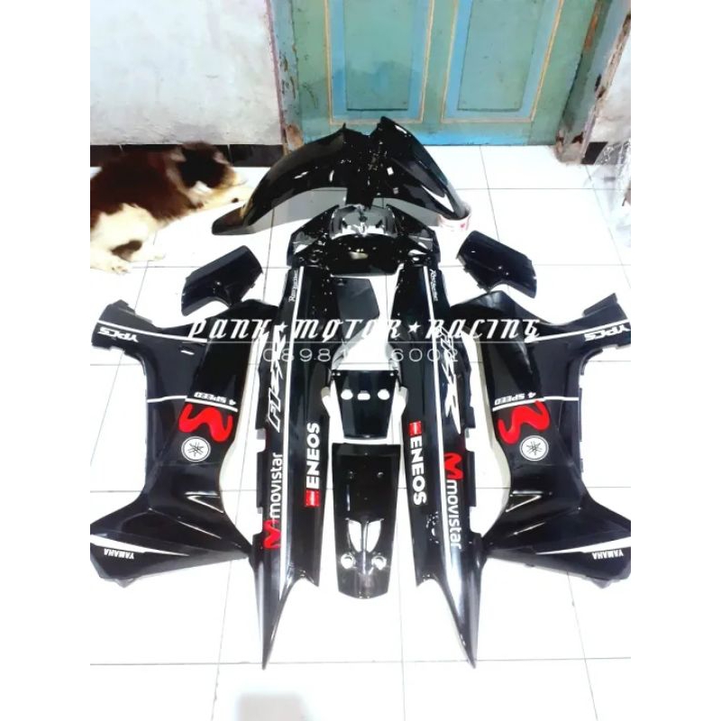 Cover Body FIZ R Full Set model MOVISTAR Hitam box fizr bodi f1zr
