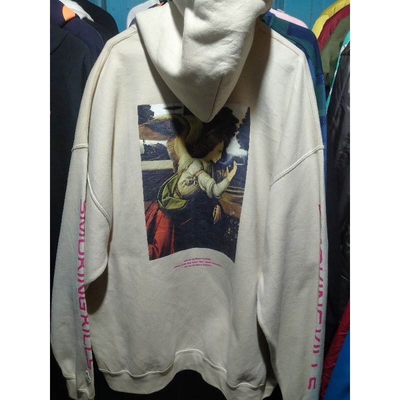 FR2 Hoodie Builtup Smoking Kills