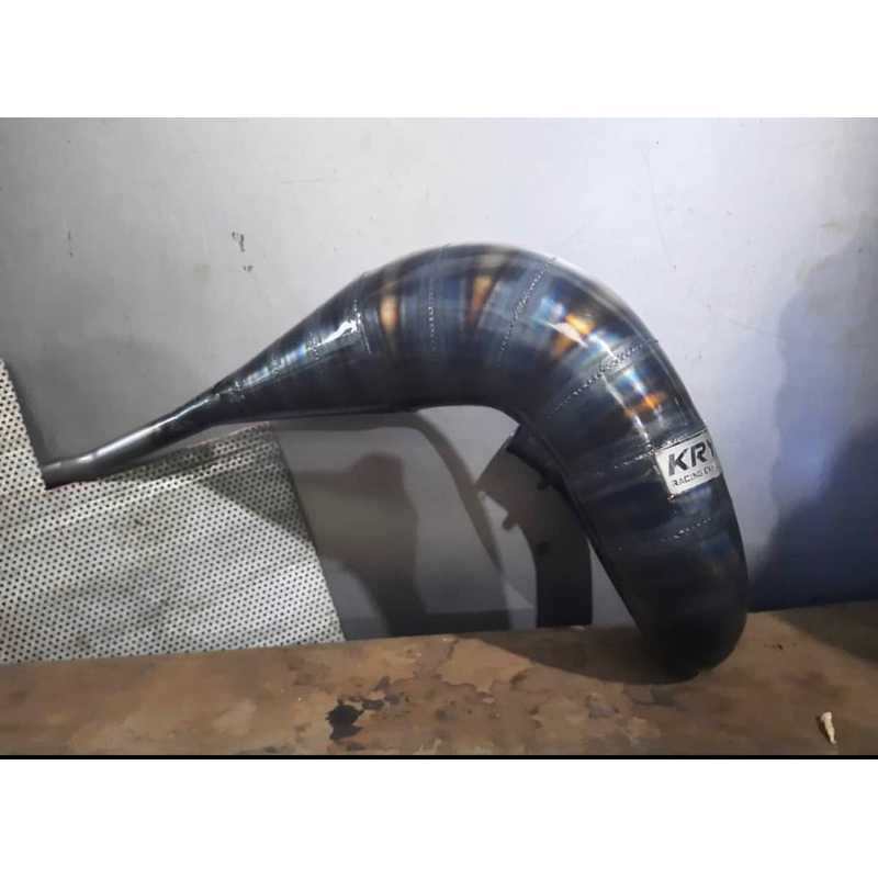 KNALPOT TRAIL NINJA  PERUT/(COD) ONLY MODEL YZ125 (las cacing rapi)