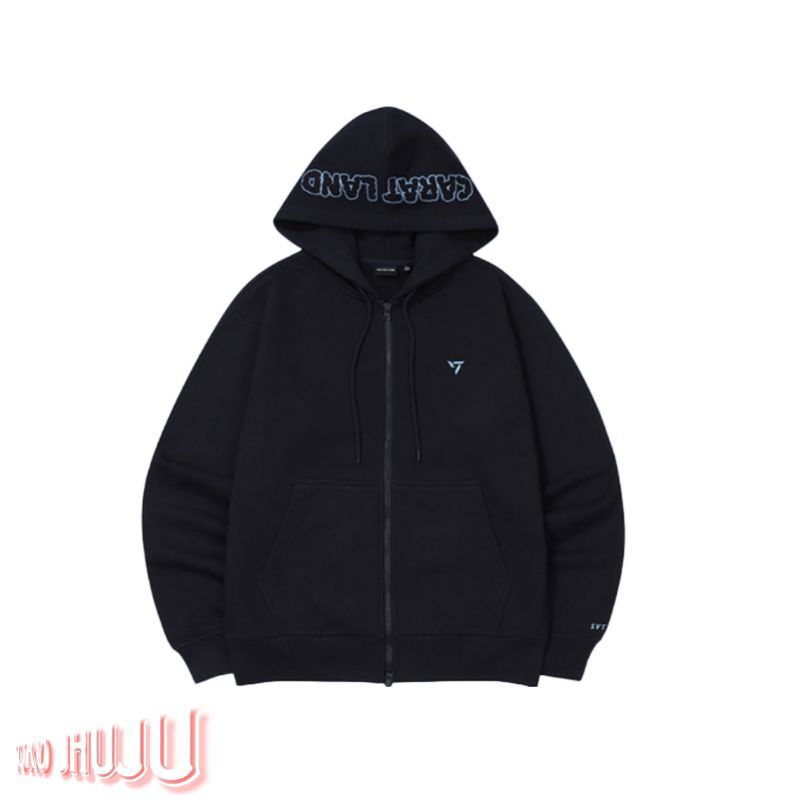 Hoodie Zipper Woozi carat FM 7teen in Caratland 2023 Sablon Biru