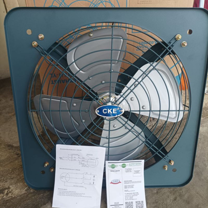 kipas blower ventilating axhaust fan 18 inch merek CKE
