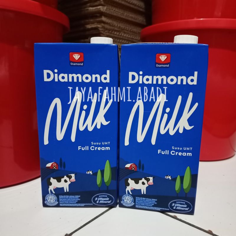 Susu UHT Diamond 1Liter  / Susu Full Cream 1L (1dus)