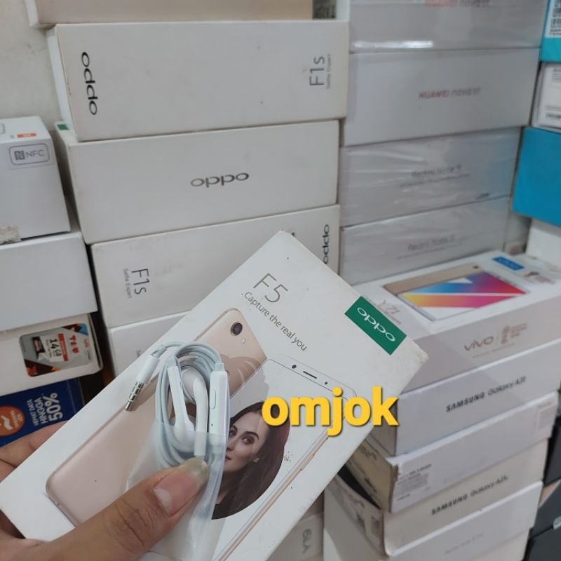 Headset oppo copotan F5 Bisa ke A52 A53 A54 A55 A57 A77s dll Original bawaan