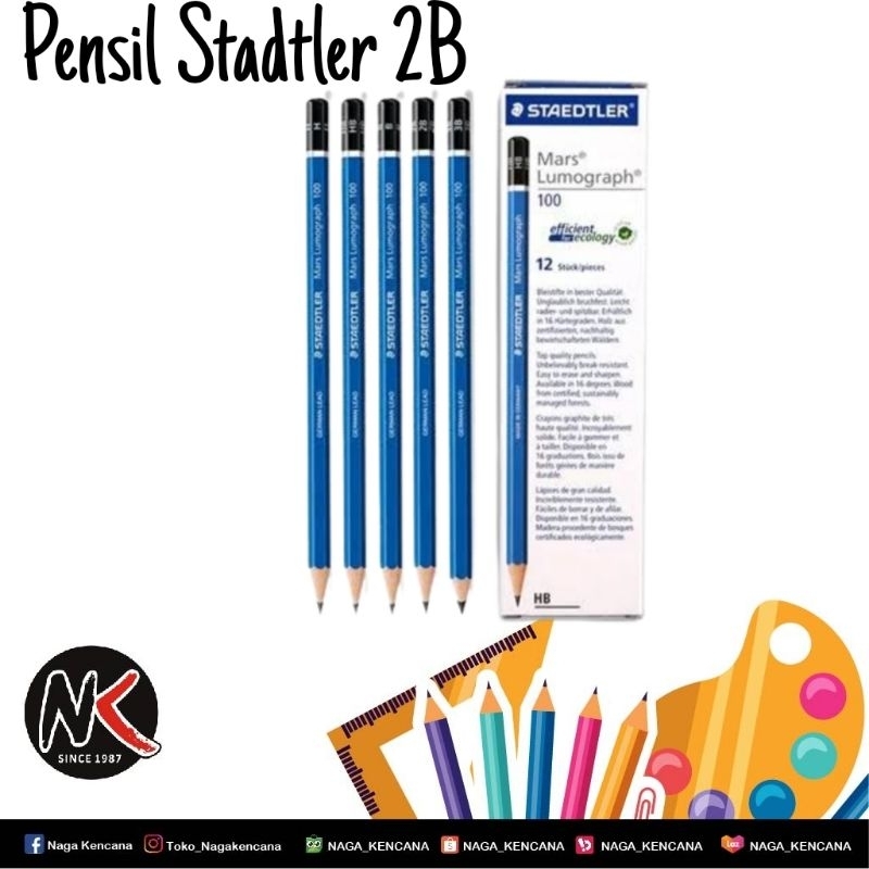 

Pensil/Pencil 2B Steadtler (Staedtler)