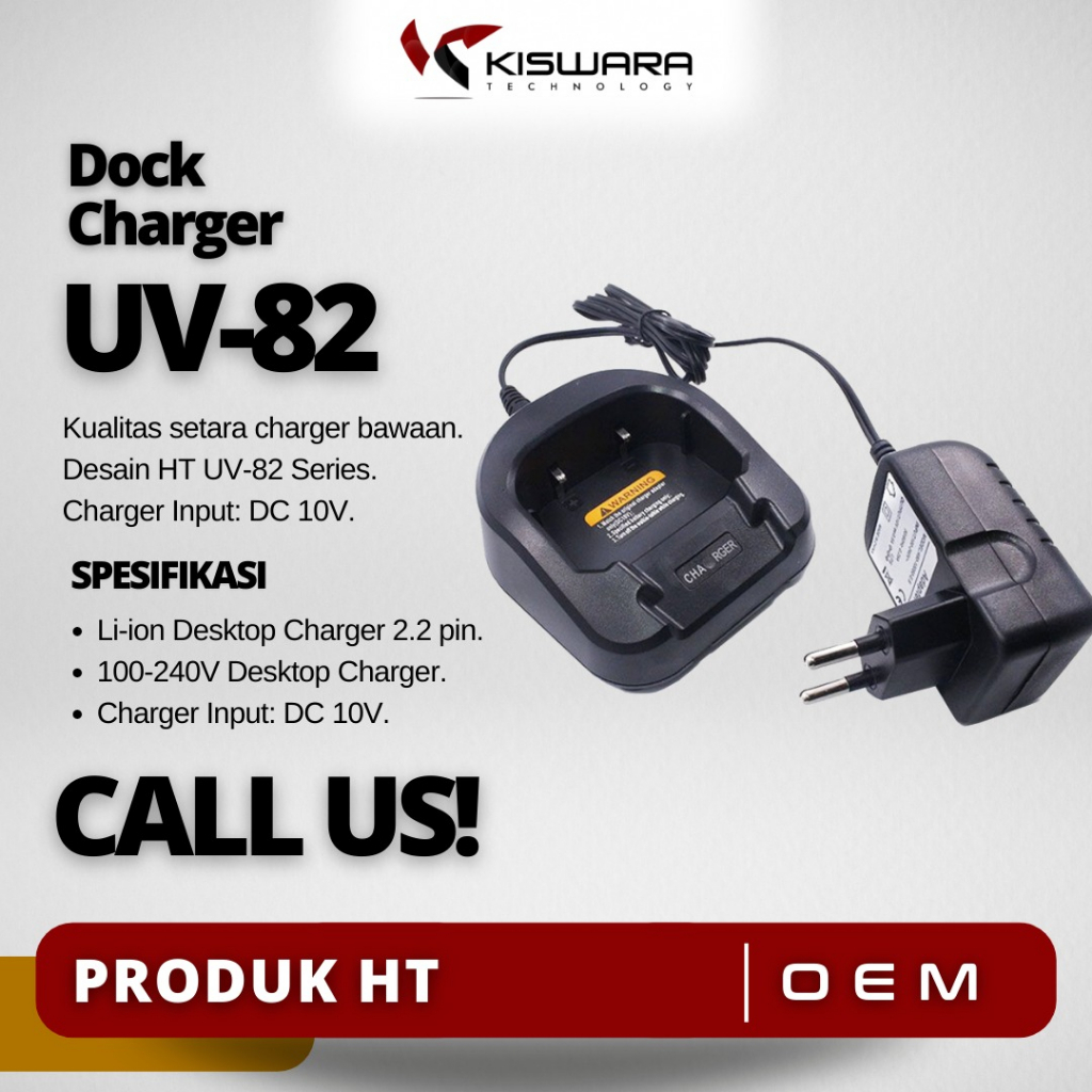 Charger Dock HT Baofeng UV 82
