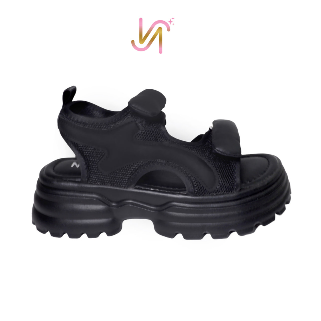 Nadilastuff J-hops Platform Sandal  Wanita Premium Korea Hak Tahu Ringan