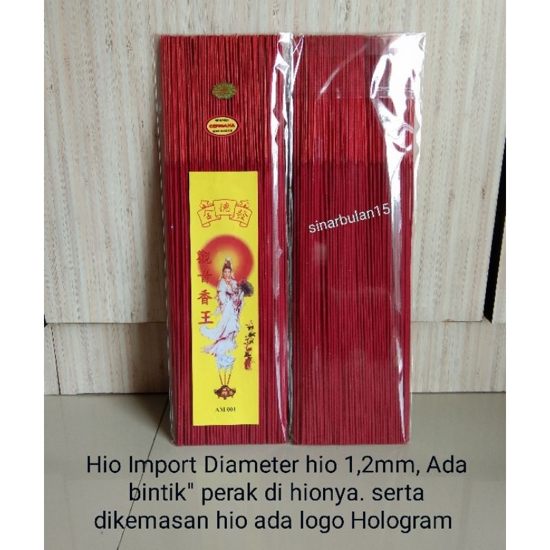 Hio Halus  Wangi Cendana 180/150 Batang Hio nya