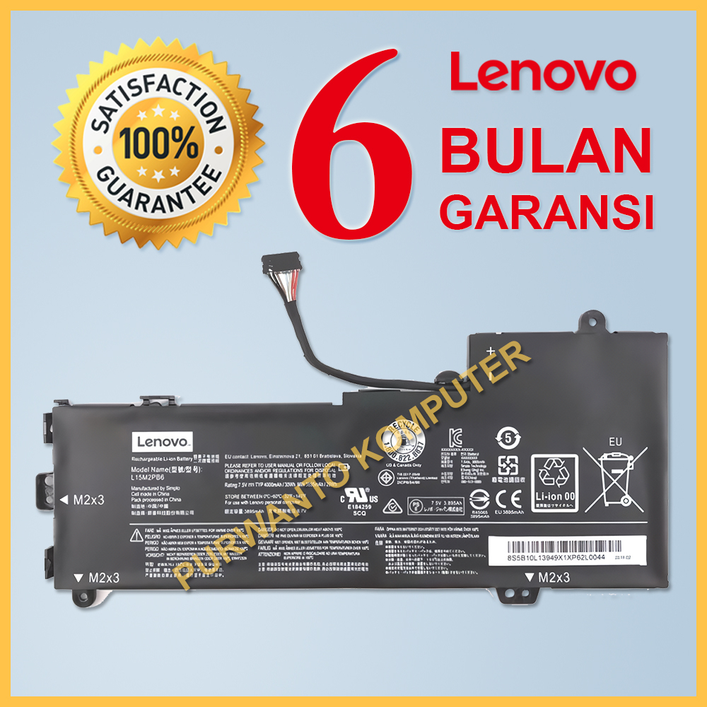 Original Baterai Batre Laptop Notebook Lenovo U31-70 E31-70-80KC E31-80 IdeaPad 500S-13ISK 510S-13IS