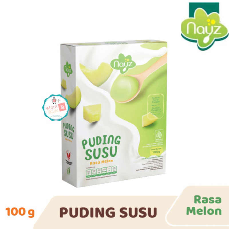 NAYZ PUDING SUSU 100gr | Pudding Snack MPASI Bayi Anak Organik