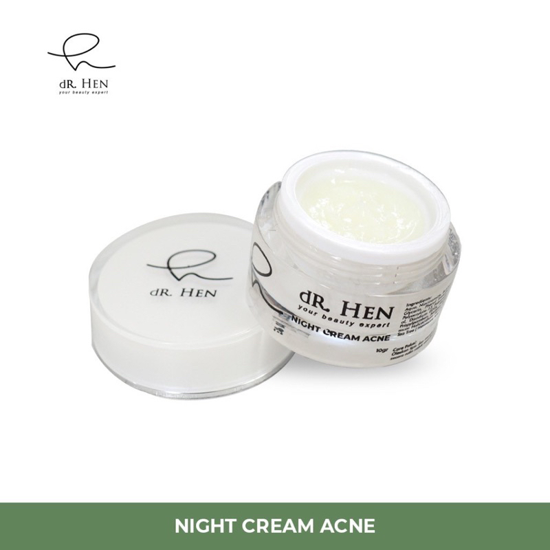 dR. Hen - Night Cream Acne (Jerawat) 10gr