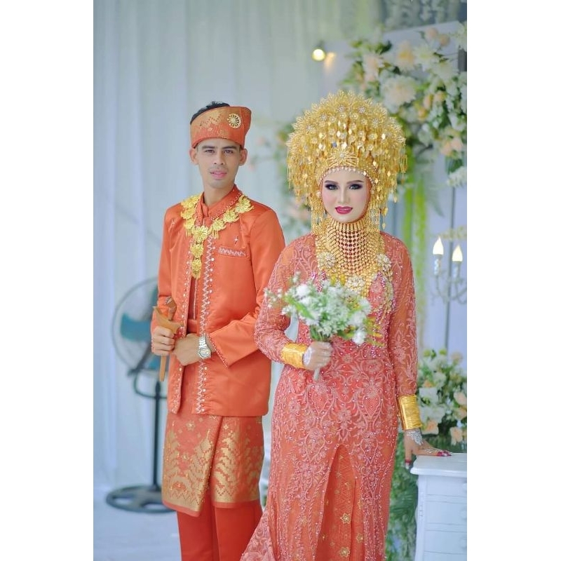 KEBAYA AKAD BEREKOR /KEBAYA AKAD MODREN  / GAUN PENGANTEN / BAJU PENGANTEN TERBRU