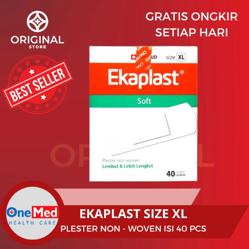 EKAPLAST SIZE XL PLESTER LUKA NON WOVEN ISI 40 PCS - ONEMED