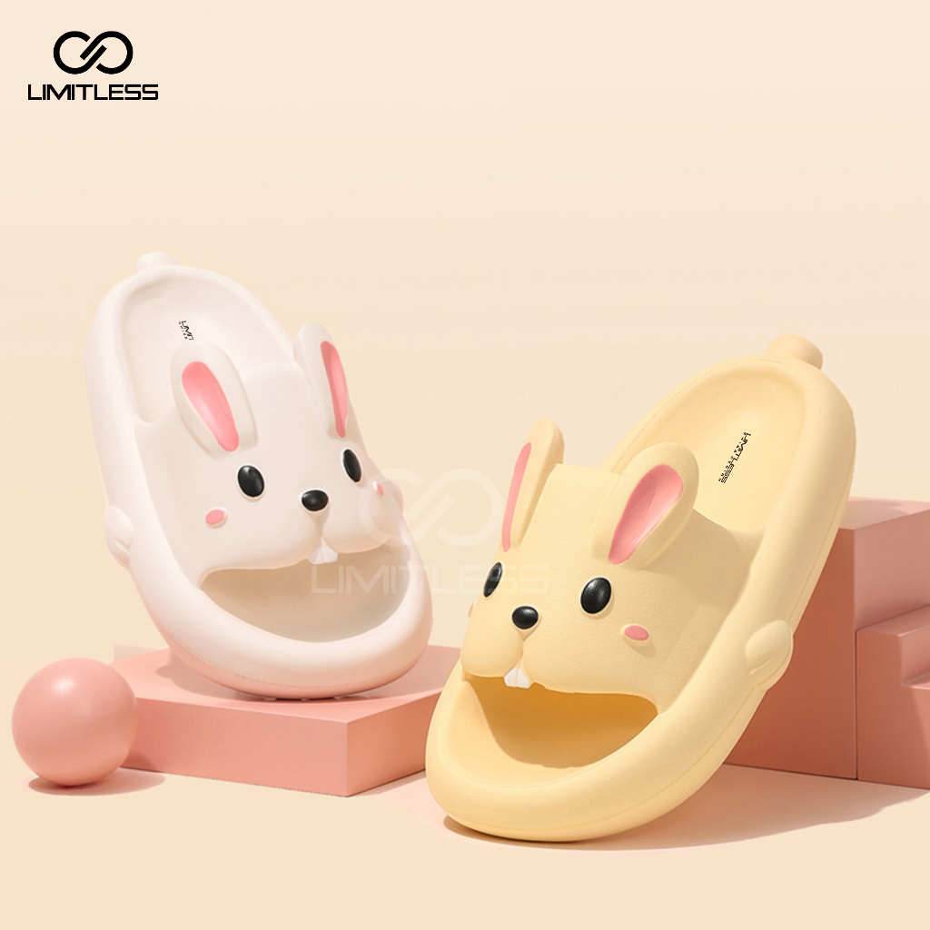 Sandal Rabbit Kelinci Anak Perempuan Sendal Kelinci Anak Karakter Korean Style Sendal Anak Bunny Empuk Lucu Terbaru 2023