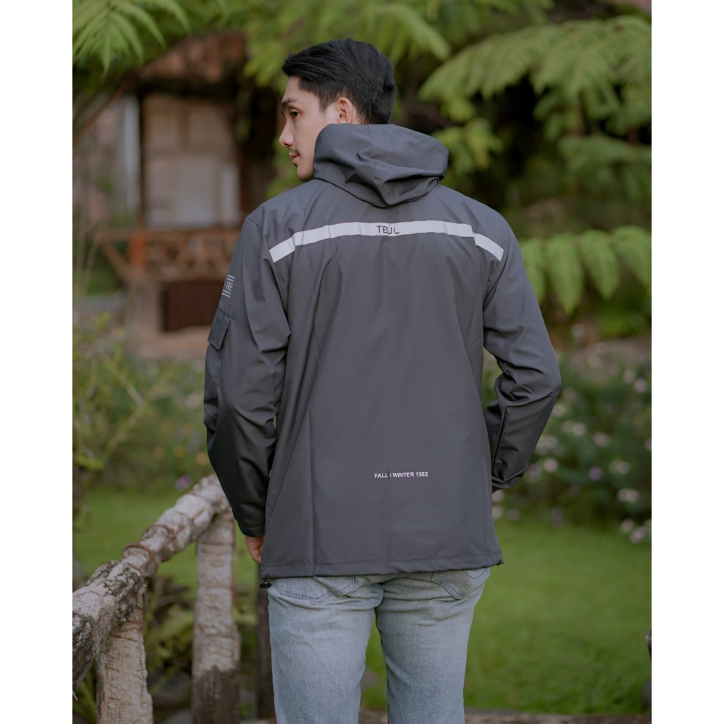 Grey List Jaket Outdoor The Bojiel Nasa Jaket Parasut Jaket Pria Jaket Outdoor Jaket Windbreaker