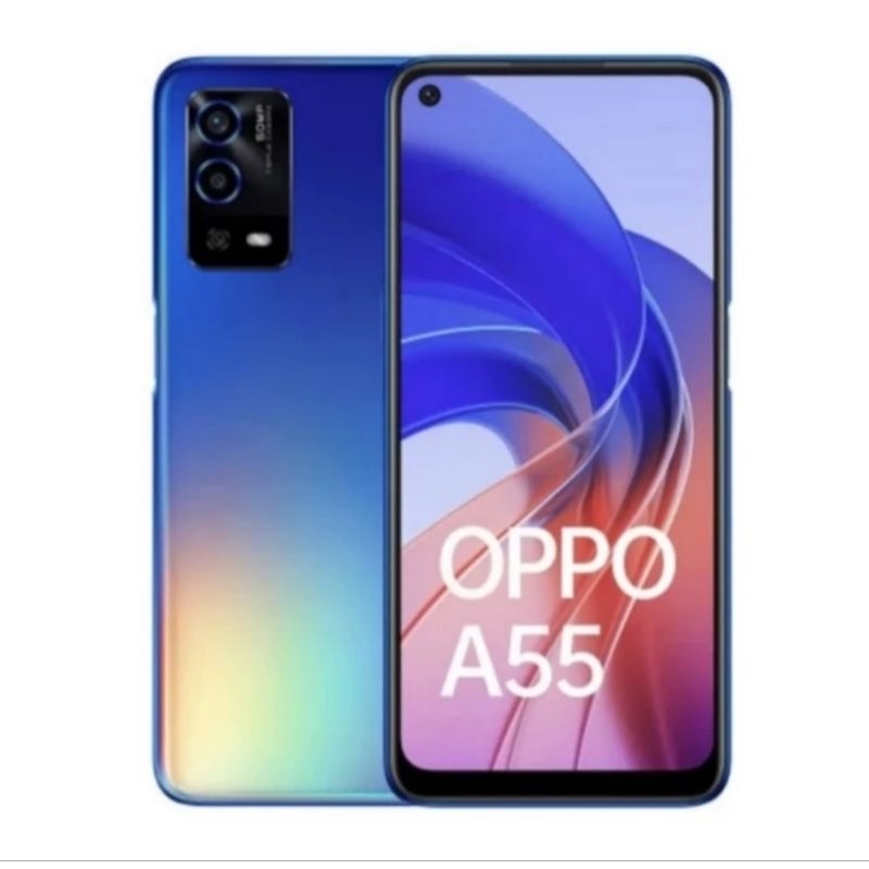 HP OPPO A55 4/64 GB - OPPO A 55 RAM 4 GB ROM 64 GB GARANSI RESMI-Hitam