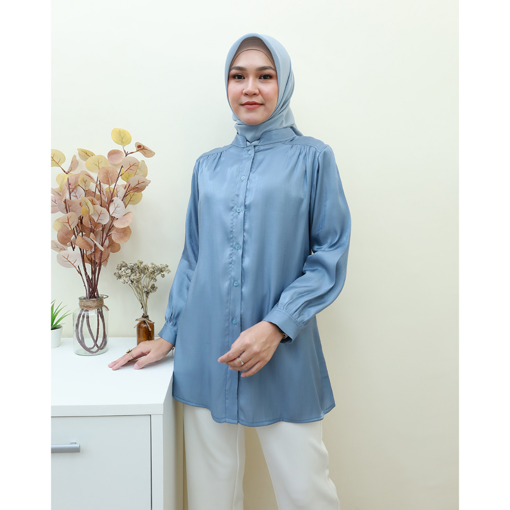 SHIMMER Blouse - Pakaian Wanita Terbaru by Hijab Mamah icis