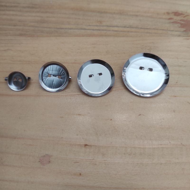 12pcs peniti bros bulat mangkok